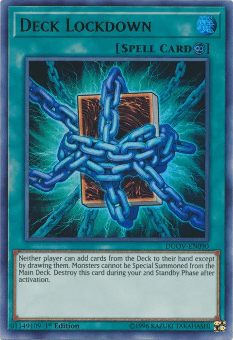 Deck Lockdown [DUOV-EN090] Ultra Rare - for just $0.40! 