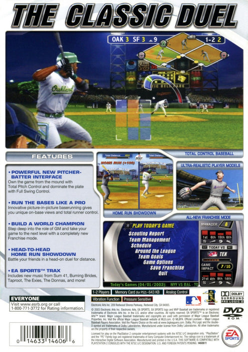 MVP Baseball 2003 – PlayStation 2 (PS2) - for just $3.99! 
