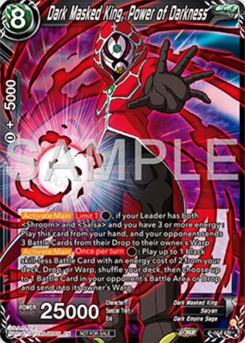 Dark Masked King, Power of Darkness (P-654) [Tournament Promotion Cards] - for just $0.10! 