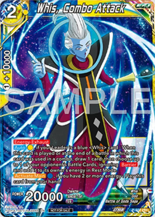 Whis, Combo Attack (P-656) [Tournament Promotion Cards] - for just $0.10! 