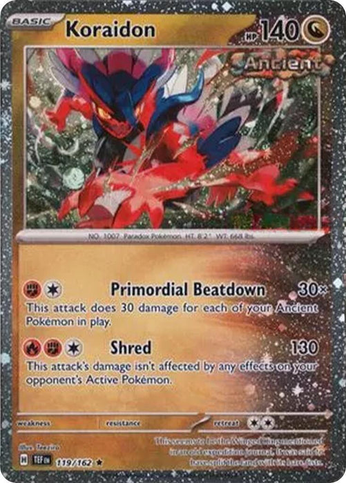 Koraidon (119/162) (Cosmos Holo) [Miscellaneous Cards] - for just $1! 