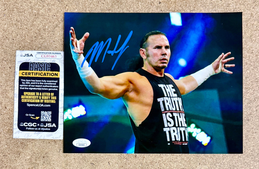 Matt Hardy Of The Hardy Boyz WWE Signed Autographed 8x10 Photo With JSA COA - for just $60! 