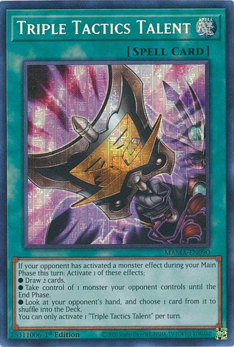 Triple Tactics Talent [MAMA-EN090] Secret Pharaoh's Rare - for just $22.45! 