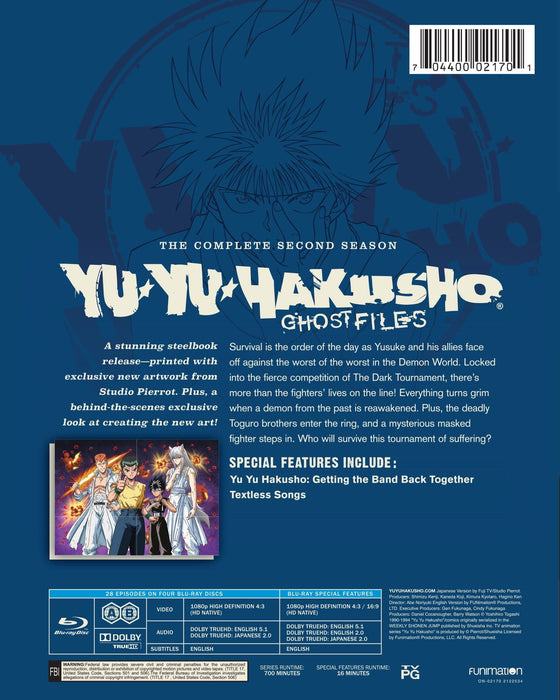 Yu Yu Hakusho: Season Two - Limited Edition Steelbook (Blu-ray + Digital) - for just $47.99! 