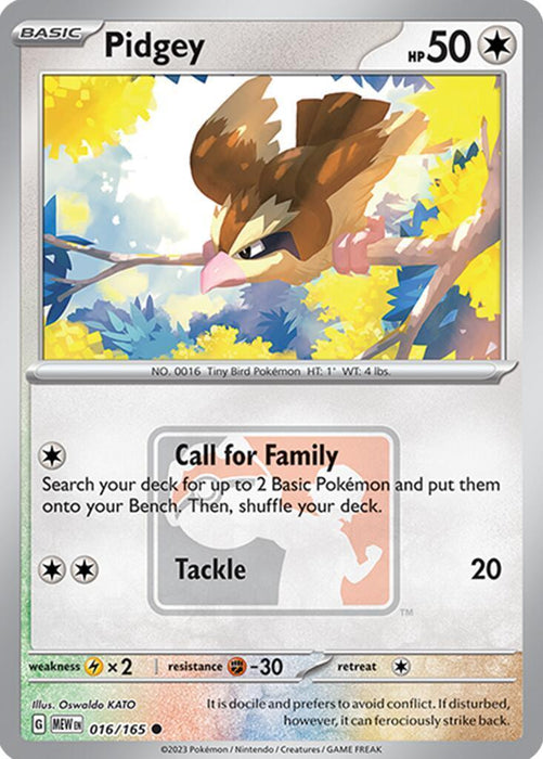 Pidgey (016/165) [League & Championship Cards] - for just $1.25! 