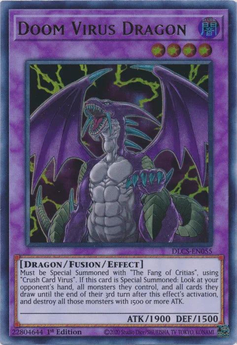 Doom Virus Dragon [DLCS-EN055] Ultra Rare - for just $0.15! 