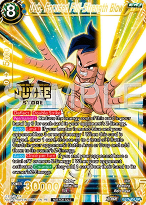 Uub, Focused Full-Strength Blow (Judge Pack Vol.16) (Store) (BT21-051) [Tournament Promotion Cards] - for just $0.60! 