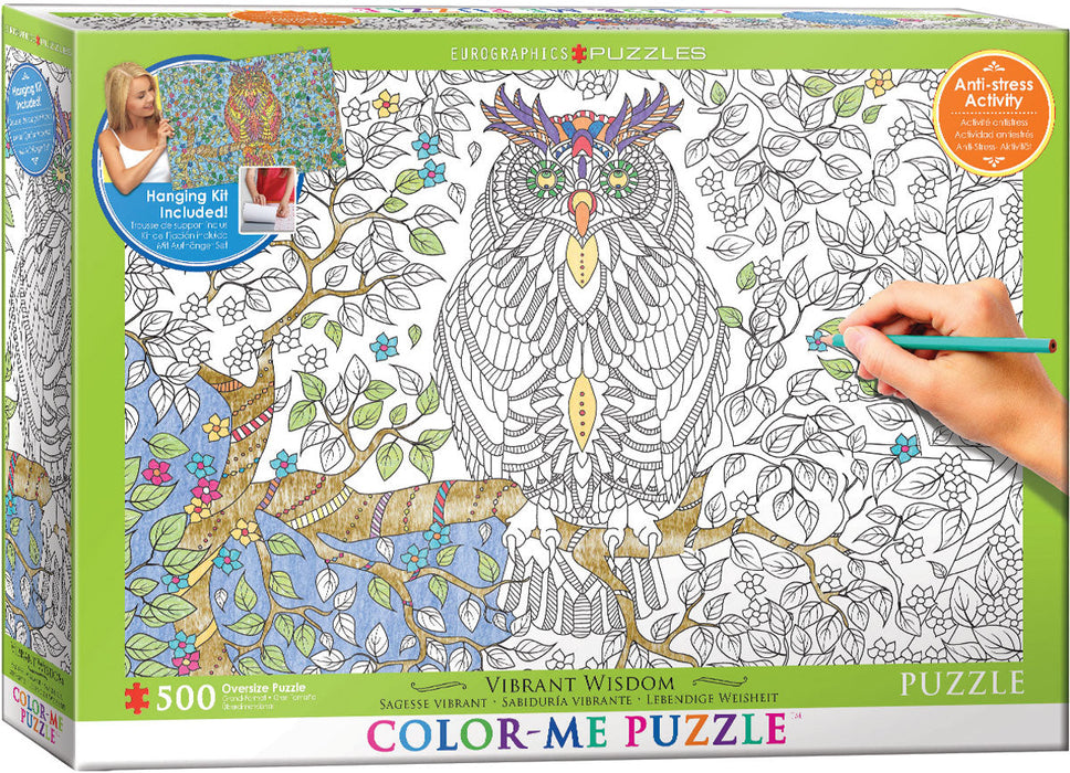 Puzzle: Color-Me Collection - Vibrant Wisdom - for just $17.99! 