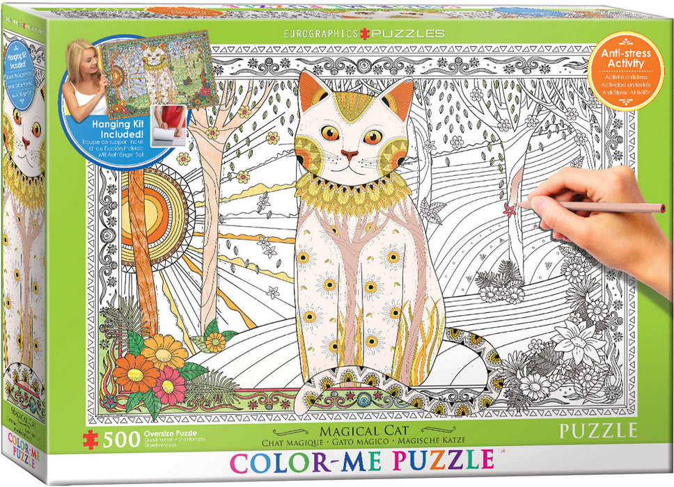 Puzzle: Color-Me Collection - Magical Cat - for just $17.99! 