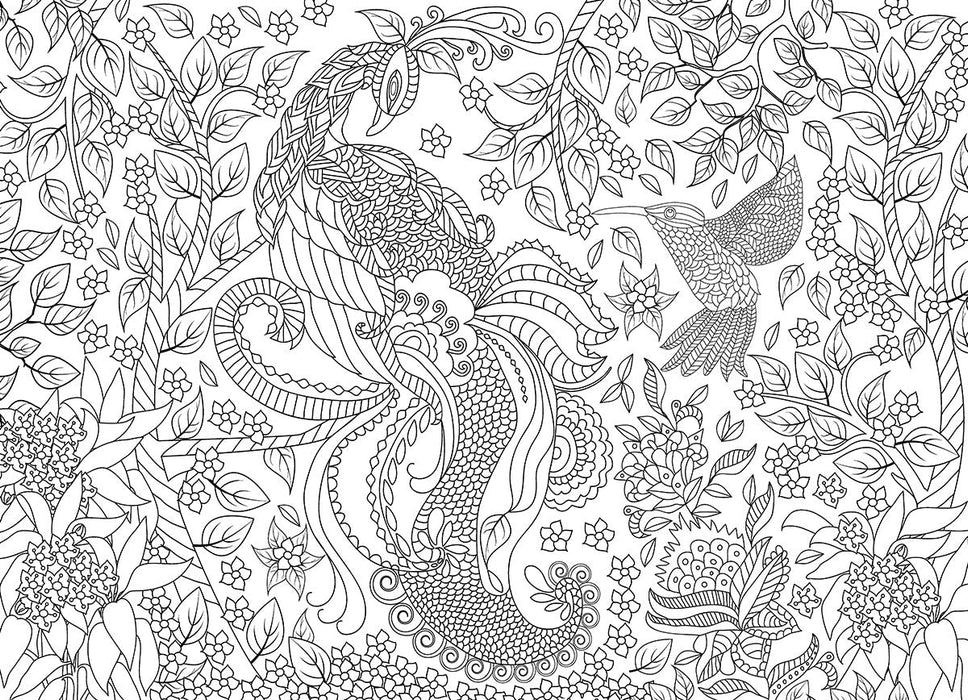 Puzzle: Color-Me Collection - Tropical Birds - for just $17.99! 
