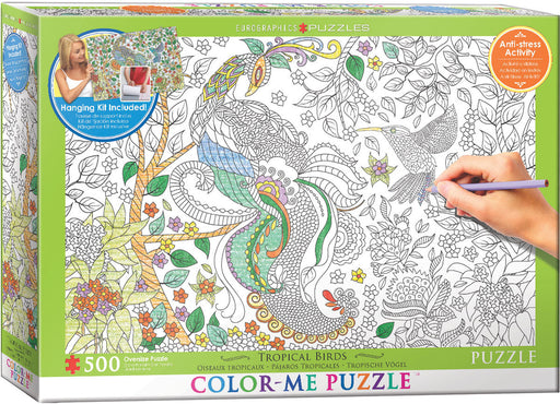 Puzzle: Color-Me Collection - Tropical Birds - for just $17.99! 