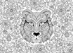 Puzzle: Color-Me Collection - Tiger - for just $17.99! 