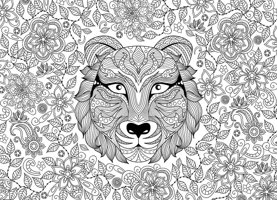 Puzzle: Color-Me Collection - Tiger - for just $17.99! 