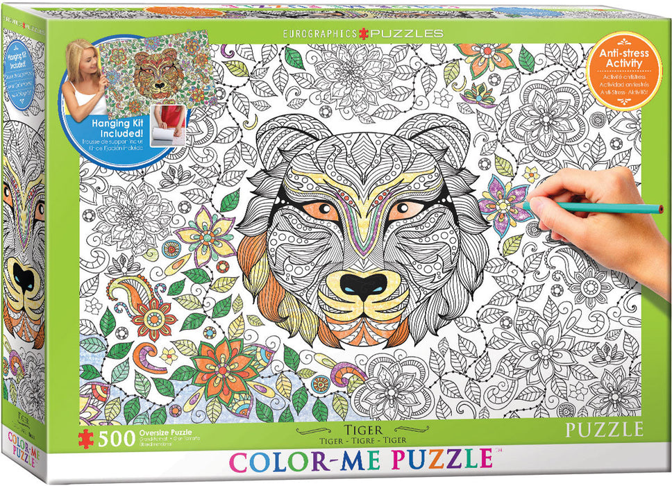 Puzzle: Color-Me Collection - Tiger - for just $17.99! 