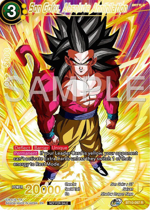 Son Goku, Absolute Annihilation (Championship 2024 Finals Pack) (Gold Stamped) (BT10-097) [Tournament Promotion Cards] - for just $5.20! 