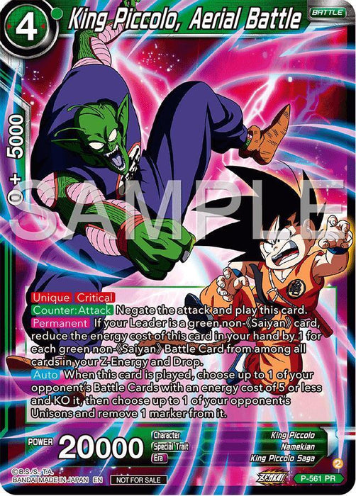 King Piccolo, Aerial Battle (Championship 2024 Finals Pack) (P-561) [Tournament Promotion Cards] - for just $1.80! 