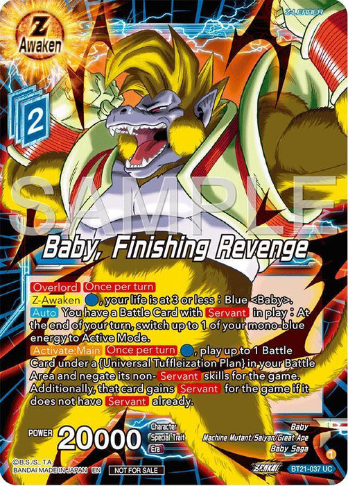 Baby, Finishing Revenge (Championship 2024 Finals Zenkai Pack) (BT21-037) [Tournament Promotion Cards] - for just $4.50! 