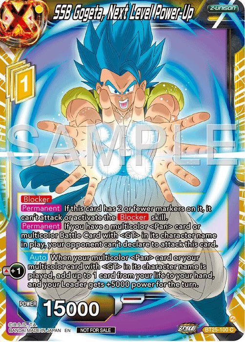 SSB Gogeta, Next Level Power-Up (Championship 2024 Finals Zenkai Pack) (BT25-100) [Tournament Promotion Cards] - for just $8.80! 