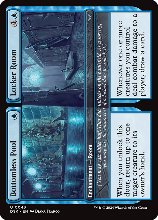 Bottomless Pool // Locker Room (DSK-043) - Duskmourn: House of Horror Foil - for just $0.05! 