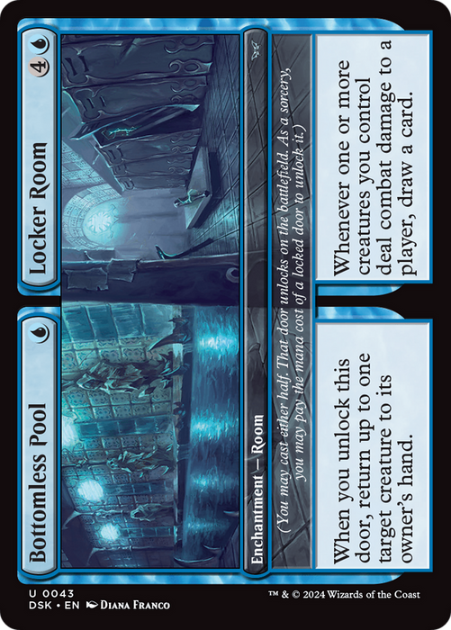 Bottomless Pool // Locker Room (DSK-043) - Duskmourn: House of Horror - for just $0.04! 