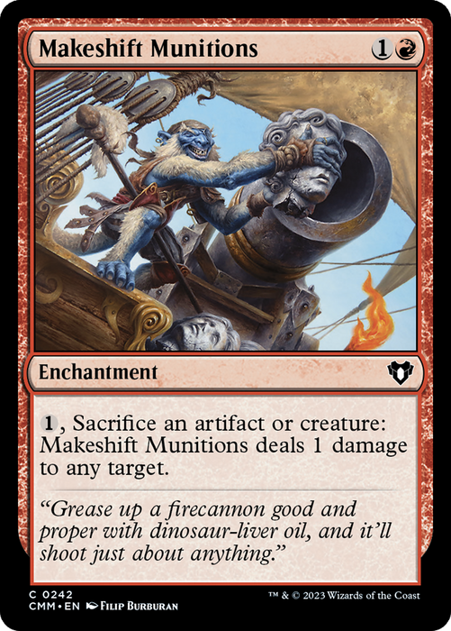 Makeshift Munitions (CMM-242) - Commander Masters - for just $0.10! 