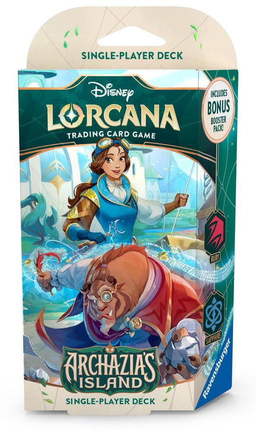 Disney Lorcana: Archazia's Island Starter Deck (Ruby & Sapphire) - Just $14.95! Shop at the Best Retro Game Store Retro Gaming of Denver