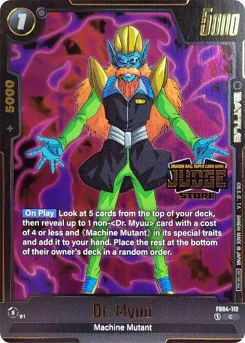 Dr. Myuu (Judge Pack (Store Judge) 03) [Fusion World Tournament Cards] - for just $0.15! 