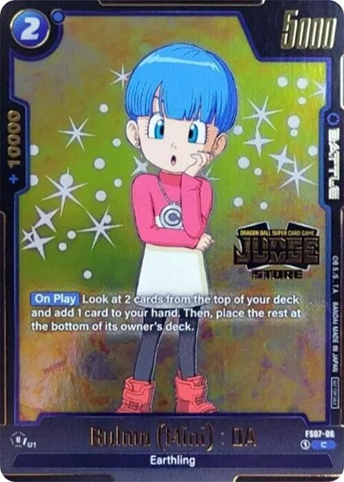 Bulma (Mini) : DA (Judge Pack (Store Judge) 03) [Fusion World Tournament Cards] - for just $0.30! 