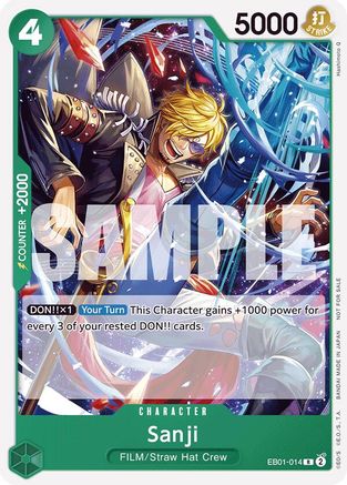 Sanji (Tournament Pack 2025 Vol. 1) (EB01-014) - One Piece Promotion Cards - for just $0.25! 