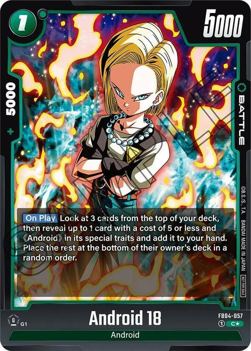 Android 18 (Tournament Pack 05) [Fusion World Tournament Cards] - for just $0.20! 