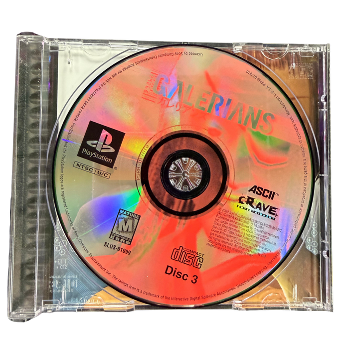 Galerians [MISSING MANUAL/INSERTS] – PlayStation 1 (PS1) - for just $154.99! 