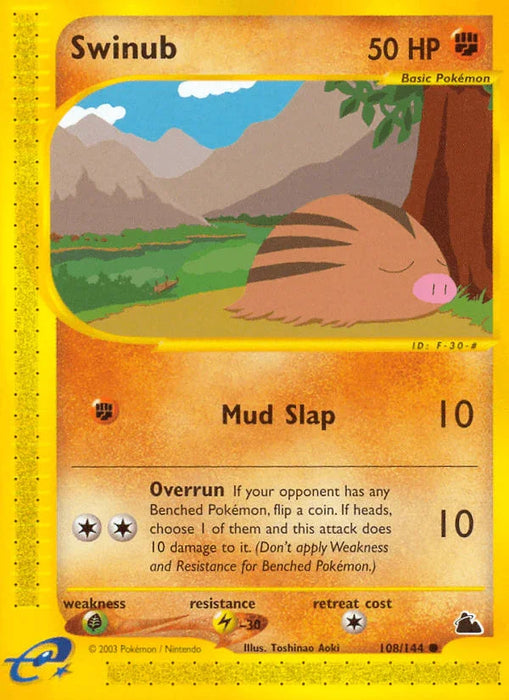 Swinub (108/144) [Skyridge] - for just $6.55! 