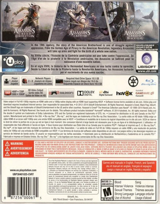 Assassin's Creed: The Americas Collection – PlayStation 3 (PS3) - for just $15.99! 