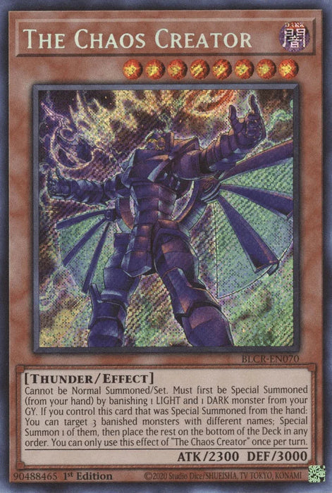 The Chaos Creator [BLCR-EN070] Secret Rare - for just $0.20! 