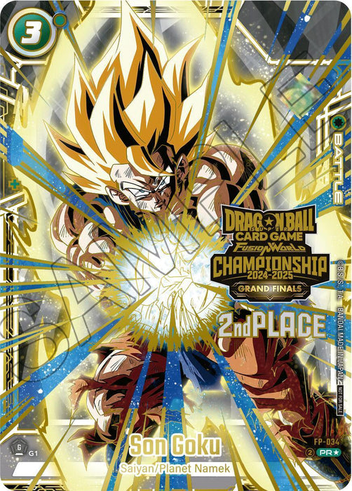 Son Goku (FP-034) (2nd Place) [Tournament and Championship Promos] - for just $0.10! 