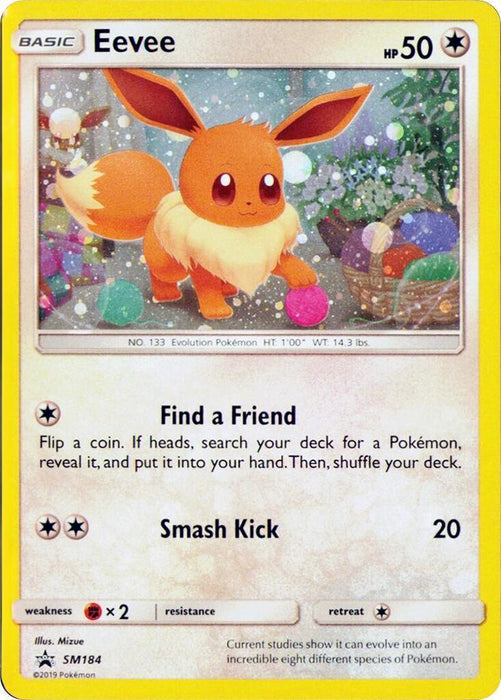 Eevee (SM184) (Cosmos Holo) [Sword & Shield: Black Star Promos] - for just $5.40! 