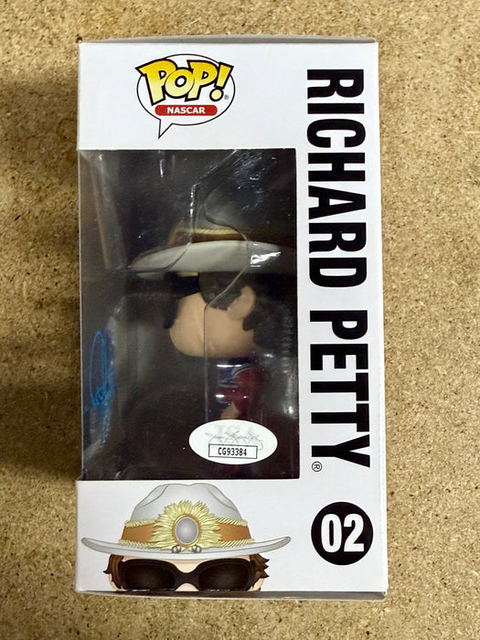 Richard “The King” Petty & Son Kyle NASCAR Signed Funko Pop! #02 With JSA COA - for just $130! 