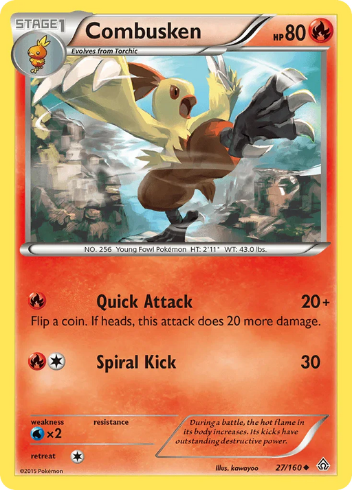 Combusken (27/160) [XY: Primal Clash] - for just $0.15! 