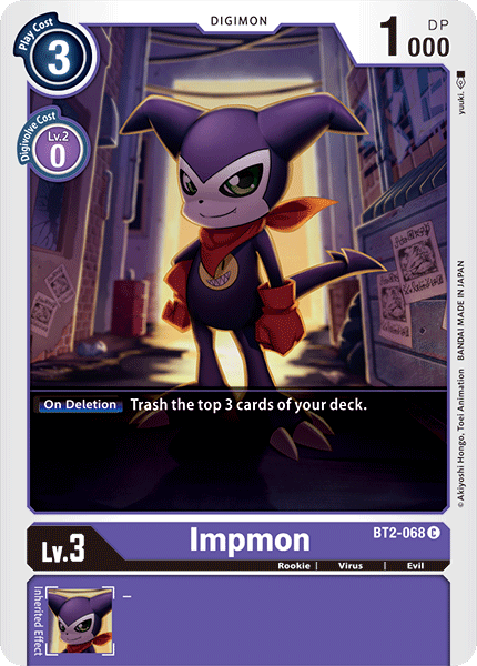 Impmon [BT2-068] [Release Special Booster Ver.1.0] - Just $0.09! Shop now at Retro Gaming of Denver