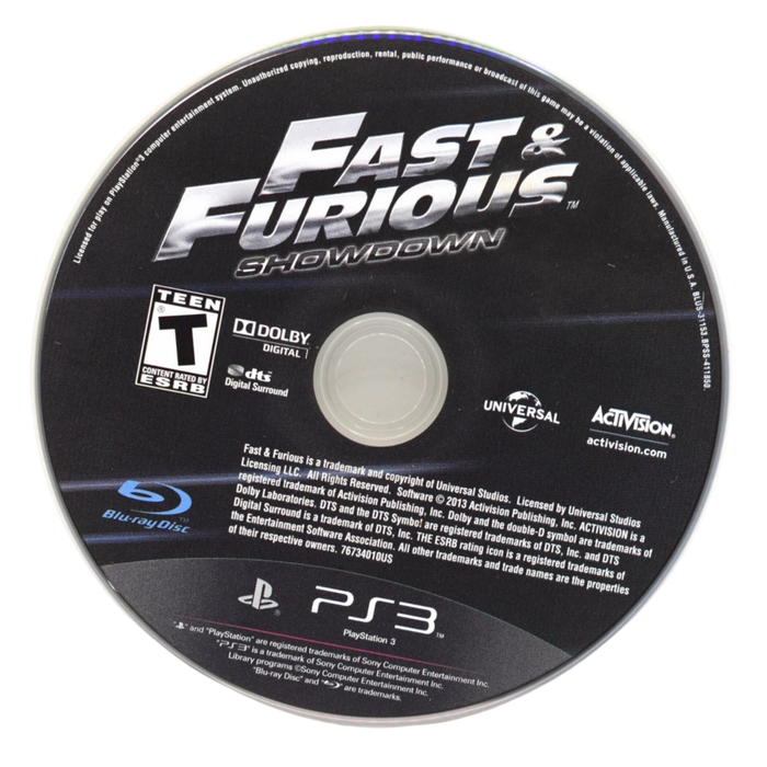 Fast and the Furious: Showdown – PlayStation 3 (PS3) - for just $0! 