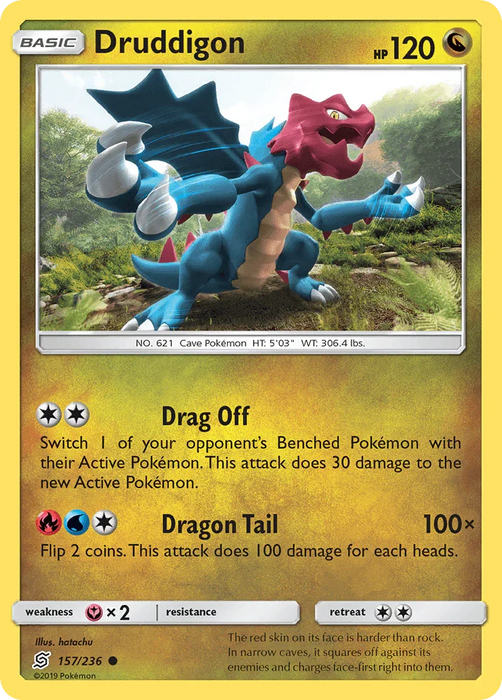 Druddigon (157/236) [Sun & Moon: Unified Minds] - for just $0.10! 