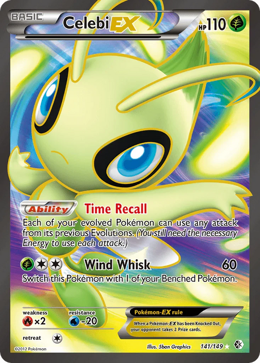 Celebi EX (141/149) [Black & White: Boundaries Crossed] - for just $36.85! 