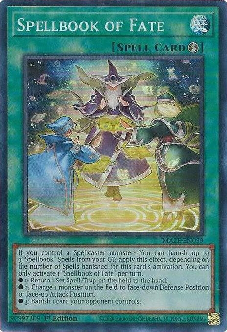 Spellbook of Fate [MAZE-EN059] Super Rare - for just $0.15! 