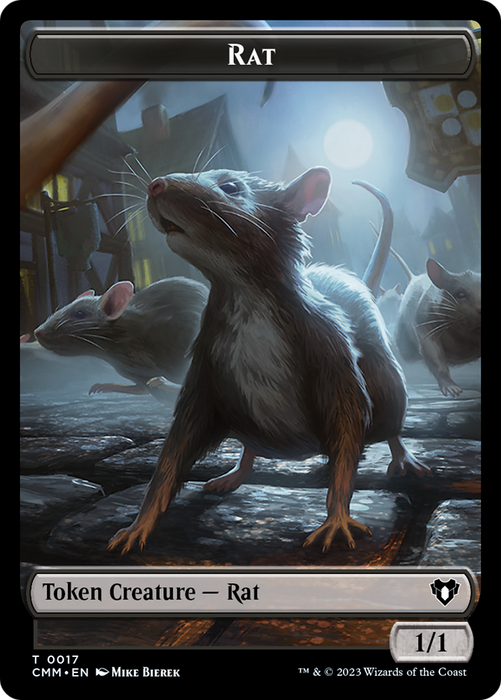 Rat Token [Commander Masters Tokens] - Just $2.80! Shop now at Retro Gaming of Denver