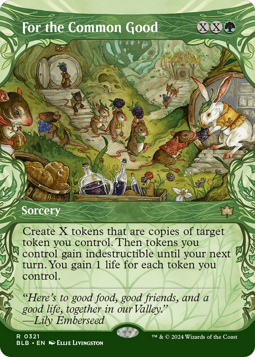For the Common Good (BLB-321) - Bloomburrow: (Showcase) (Borderless) - for just $1.16! 