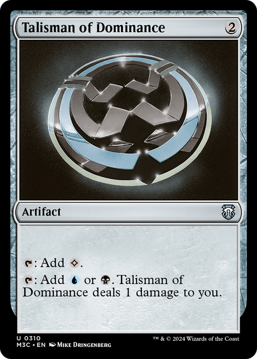 Talisman of Dominance (Ripple Foil) [Modern Horizons 3 Commander] - Just $2.05! Shop now at Retro Gaming of Denver