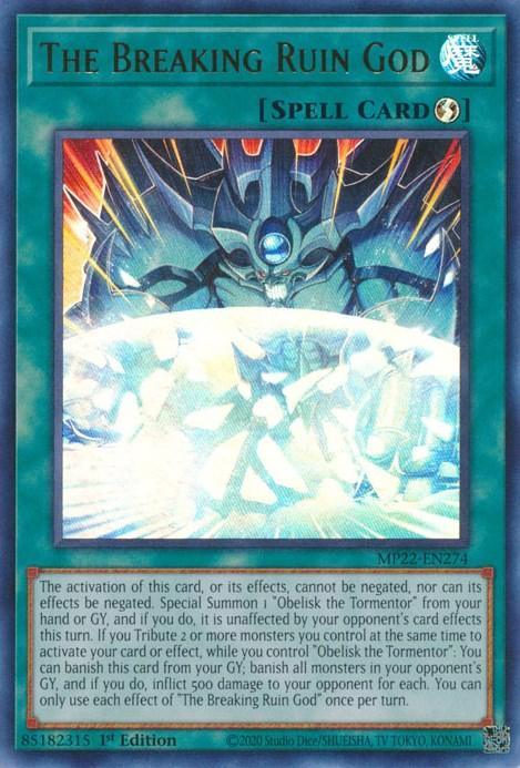 The Breaking Ruin God [MP22-EN274] Ultra Rare - for just $0.10! 