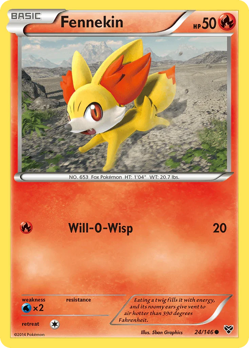Fennekin (24/146) [XY: Base Set] - for just $0.15! 