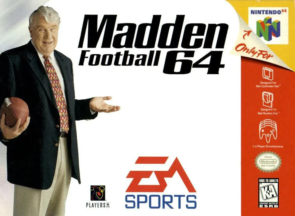 Madden NFL Football 64 – Nintendo 64 (N64) - for just $4.99! 