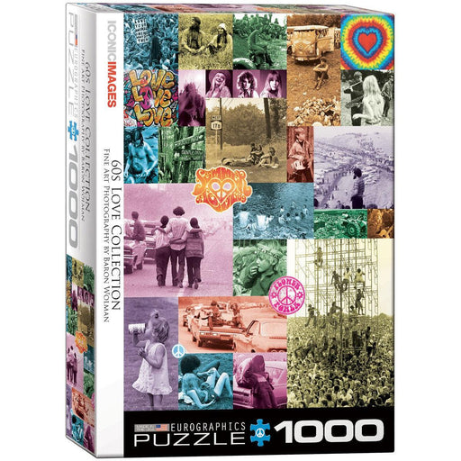 60s Love Collection 1000 Piece Jigsaw Puzzle Eurographics - for just $19.99! 